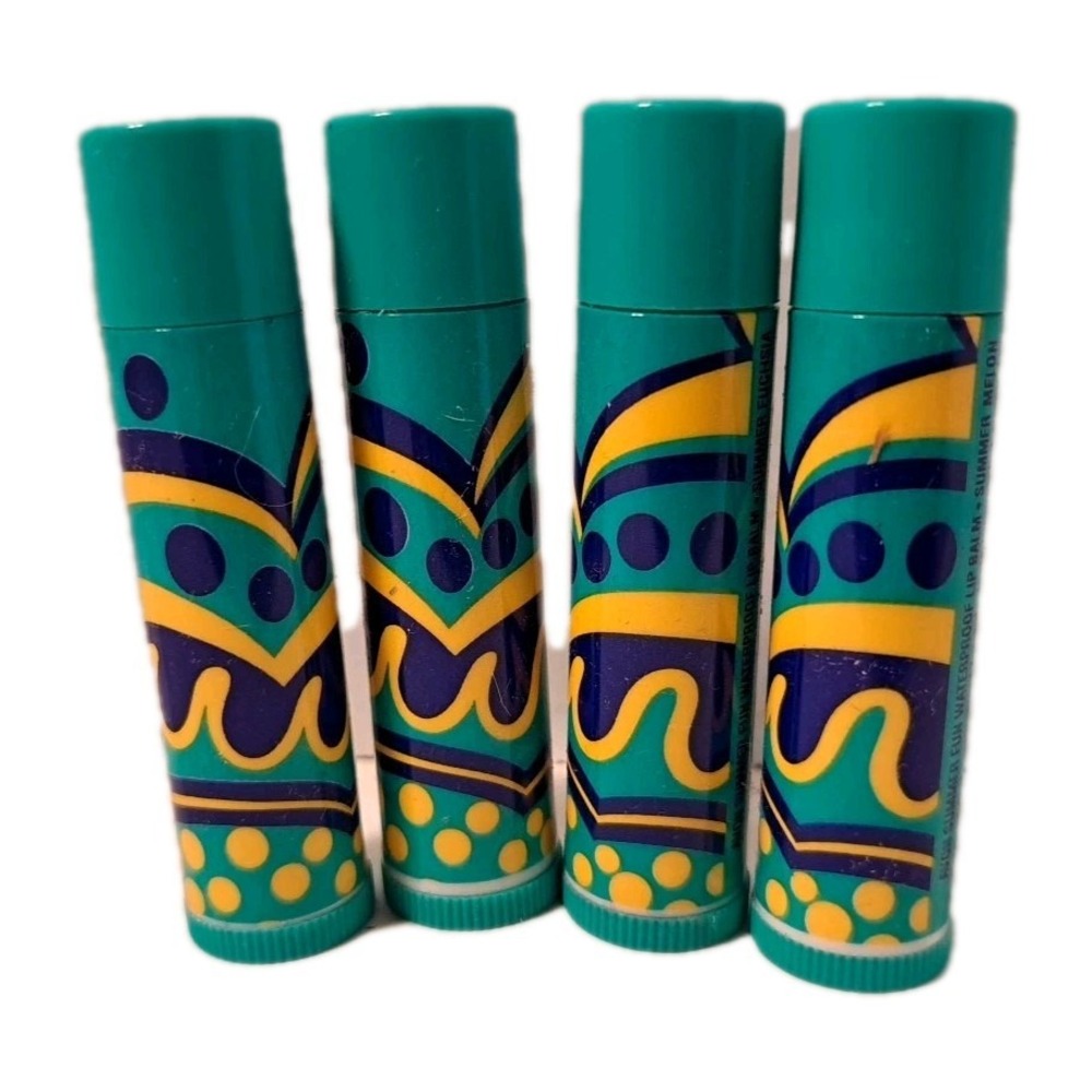 Avon Lip Balm Lot of 4 NOS Summer Fun Waterproof Lip Balm Summer Melon NOS